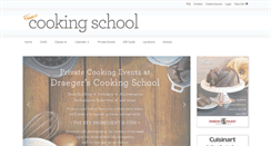 Desktop Screenshot of draegerscookingschool.com